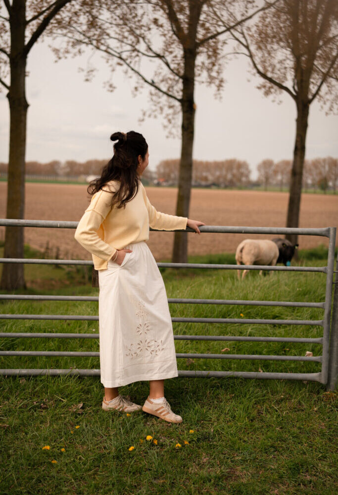call skirt jamila 8028 blanc