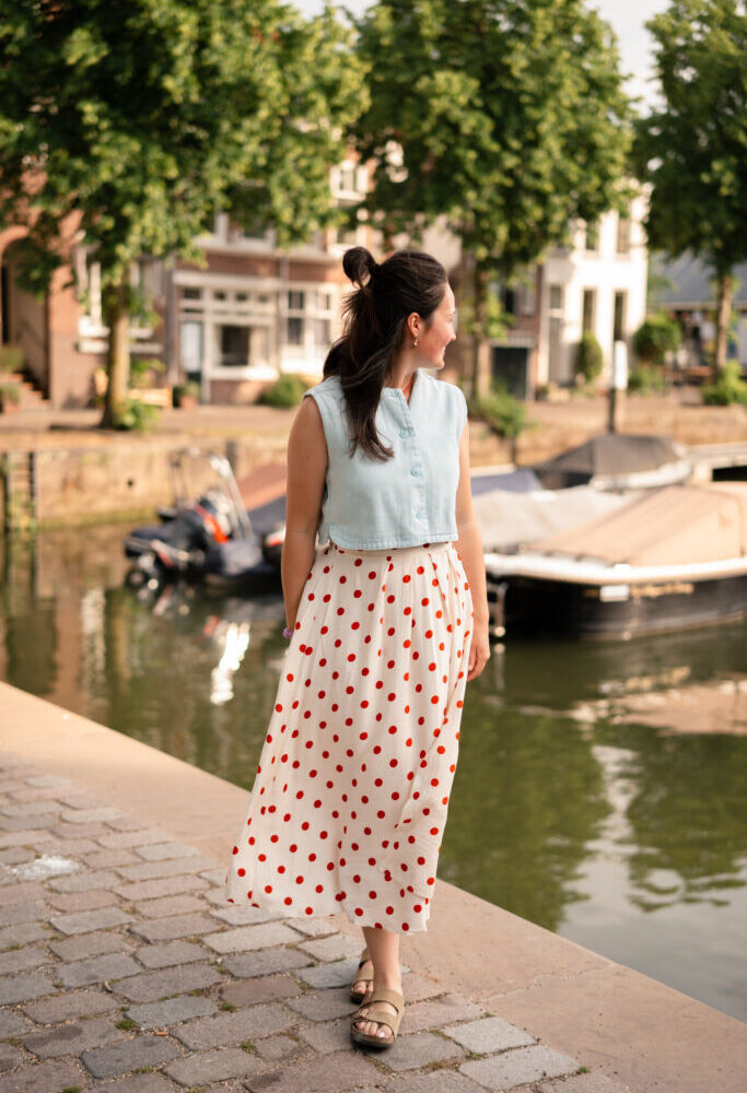 2699 milo skirt mirjam orange dot