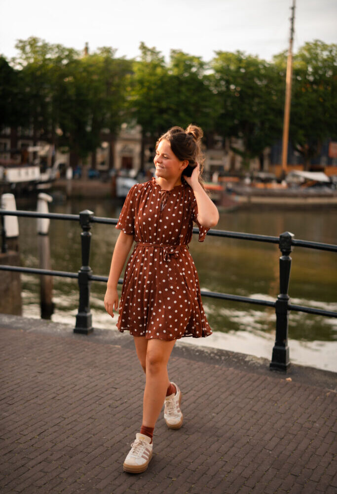 6196-3 marron dress dot CPH
