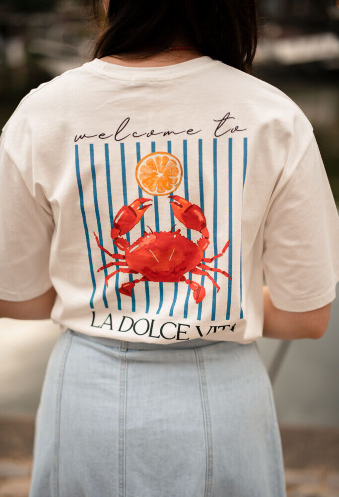 laura tee 66594 white crab