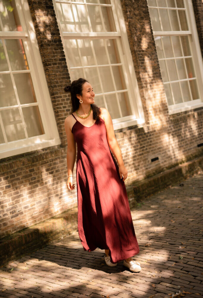 azzurro 8686 maxi beach dress manon bordo