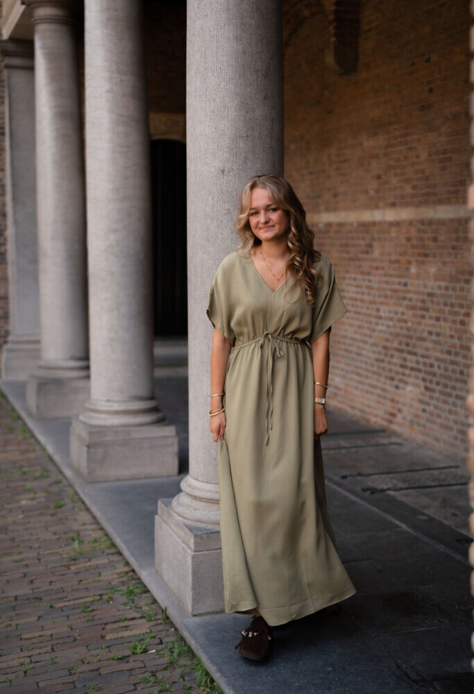 Green dress Lena 95262 Azzurro